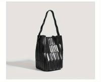 Bolsa de Tote Hexagonal Geométrica Material PVC Duradero Cierre Magnético - details 16