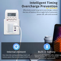 Interruptor de temporizador Digital, enchufe de la UE, toma de corriente electrónica programable con ajuste de hora y día, semanal, aparato de cocina - details 4
