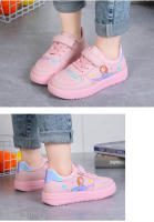 Zapatillas de deporte de cuero para niñas, zapatos de princesa para correr, zapatos deportivos casuales, zapatos de Velcro para niños - details 4