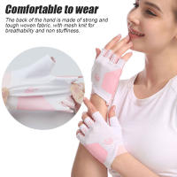 Tcare Guantes de Entrenamiento Guantes de Levantamiento de Pesas Antideslizantes Ligeros con Almohadillas para el Muñeca para Deportes y Outdoor - details 7