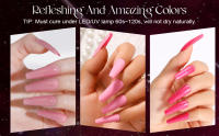 ROSALIND-Kit de esmalte de Gel para uñas, semipermanente UV Led, serie rosa, 7ml - details 16