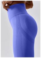 Pantalones de Yoga sin costuras para mujer, mallas Push Up de cintura alta, ajustados, de secado rápido, elásticos, para entrenamiento - details 6