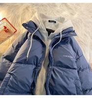 Versión de moda coreana, ropa de algodón de ocio para invierno, chaqueta gruesa multifuncional falsa con dos bolsillos y cremallera para mujer - details 13