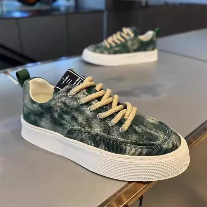 Zapatos de Lienzo Transpirables para Hombres Verano 2024 Zapatillas Casuales de Moda para Estudiantes - 1