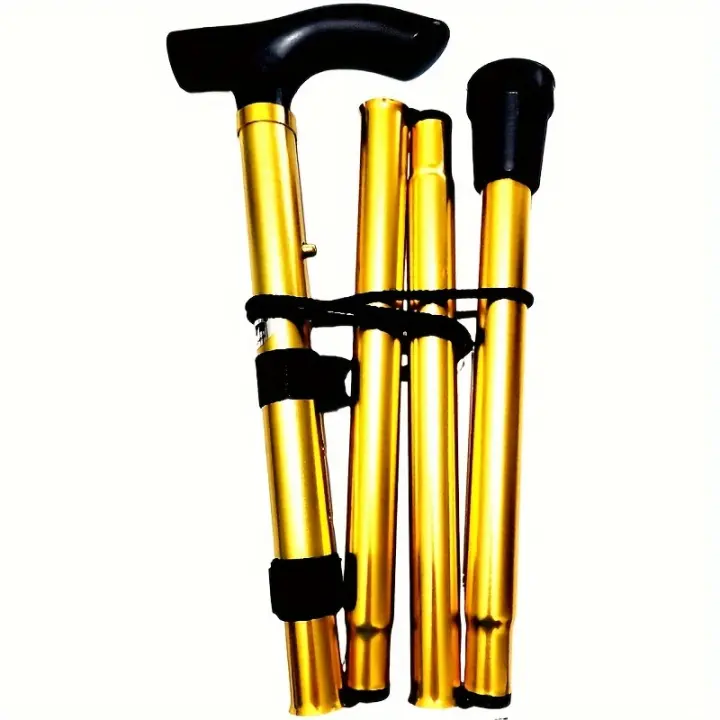 Bastones De Senderismo Telescópicos Plegables Para Senderismo Y Excursiones Al Aire Libre, 1 unidad/2 piezas - 1