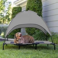 Cama elevada con dosel para mascotas, tienda de campaña portátil para perros y gatos, para el sol con dosel, para acampar al aire libre - details 0