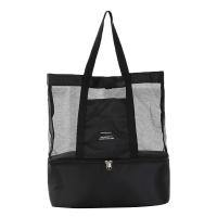 Oversized Mesh Beach Tote Bag Lightweight And Large Capacity For Drinks Snacks Or Picnic Lunches - details 0