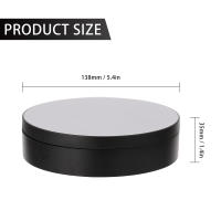 Soporte Giratorio Multifuncional 4KG Máxima Carga Soporte para Joyería Sin Ruido Rotación 360° Estable Electric Turntable para Cocina y Comedor - details 4