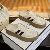 Cuero zapatos de entrenamiento alemán plataforma solo zapatos deportes zapatos blancos - details 9