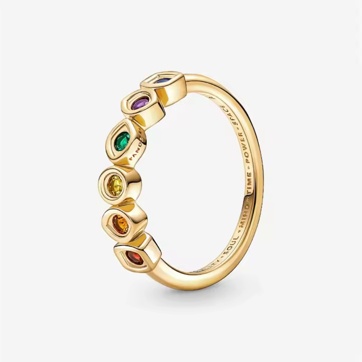 Anillo de plata de ley S925 Marvel The Avengers Infinity Stones, regalo de fiesta, regalo ideal, regalo de boda, anillo popular ahora, regalo para esposa - 1