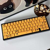 Juego de teclas Cherry Profile PBT Little Black Cat para interruptor MX, teclas de teclado nical para juegos, diseño Ios, barra espaciadora 7U - details 1