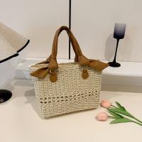 Bolso de Playa de Paja Tejida Ligero y Duradero Gran Capacidad para Vacaciones, Picnics, Uso Diario - details 1