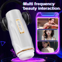 Telescopic Masturbator Automatic Vibrator Real Vagina Penis Blowjob Pocket Pusssy Sucking Masturbation Cup Sex Toy for Men Adult - details 8