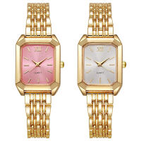 Nuevo Reloj informal con banda de acero para mujer, esfera cuadrada, reloj de pulsera de cuarzo para estudiante - details 19