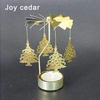 Velas Giratatorias de Metal en Formas de Copo de Nieve y Ángel Portavelas para Té Romántico, Boda, Decoración del Hogar en Navidad - details 11
