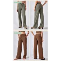 2025 Nuevo Doble 6 De Nylon De Talle Alto Pantalones Rectos Sueltos Cómodos Con Los Deportes De Ocio Y Pantalones De Yoga Elásticos Mujeres - details 23
