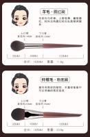 Juego de Pinceles de Maquillaje de Pelo de Cangzhou Suave de 14 Herramientas - details 2