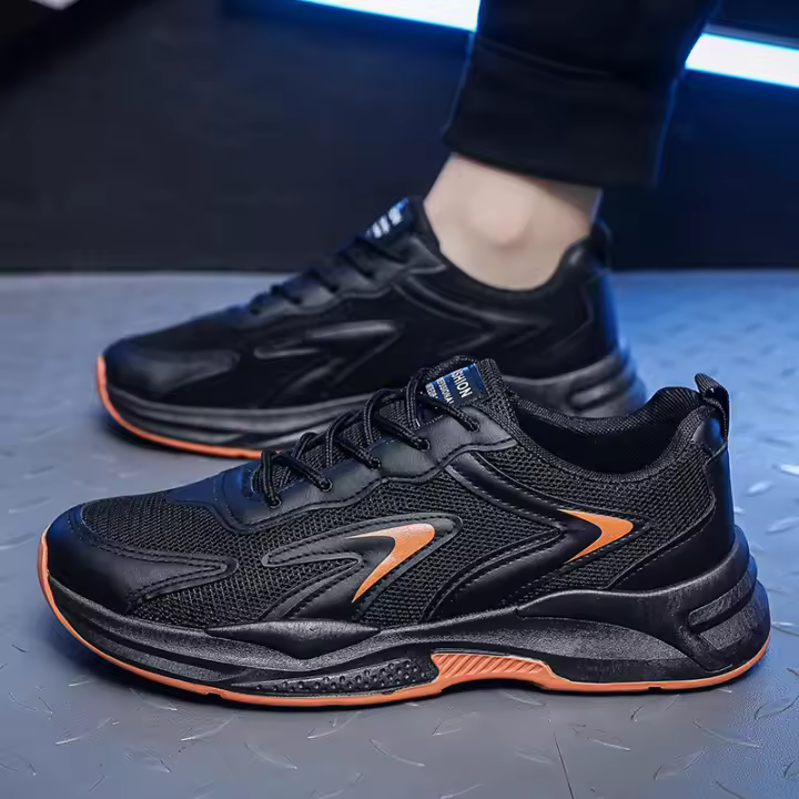 Zapatillas De Deporte Transpirables, Suelas Gruesas, Zapatos Versátiles De Moda, Zapatos Casuales De Malla - 1