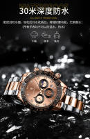 Reloj multifuncional de marca suiza con cinturón de acero sólido para hombre, reloj impermeable para hombre - details 8
