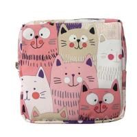 Bolsa De Viaje Portátil Para Copos De Té Y Algodón Bolsa De Almacenamiento De Maquillaje Y Sucursales Con Cierre De Cremallera Estilo Literario Para Mujeres - details 10