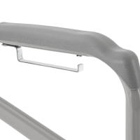 Marco envolvente para inodoro, marco para asiento de baño, barra de soporte de seguridad para inodoro, plegable, 56x46cm/22x18 pulgadas, acero al carbono, PE para inodoros en todo tipo de hogares - details 3