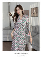Vestido de noche Vintage para mujer, traje largo ajustado, estampado Y2K, informal, para fiesta y playa, Verano - details 106