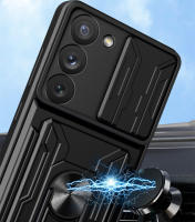 Funda con soporte y ranura para tarjeta para Samsung Galaxy S25, S24, S23 Ultra, S22, S21 FE, A16, A15, A14, A54, Note 20, Ultra, protección de cámara - details 5