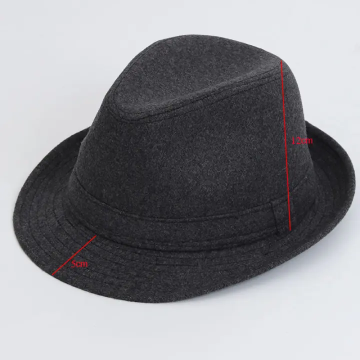 Gorro de lana retro jazz para hombre, otoño e invierno. - 1