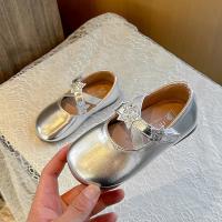 Zapatos de cuero para niñas, calzado de estilo princesa, fondo suave, antideslizante, informal, para fiesta de baile, Chic, novedad de otoño, 2024 - details 3