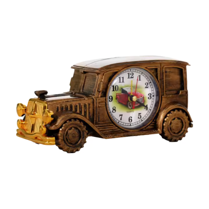 Reloj de Alarma para Coche Vintage Nostálgico Digital E Bronce Antiguo Material de Bronce con Batería Dangerous Goods: Productos Normales con Batería - 1