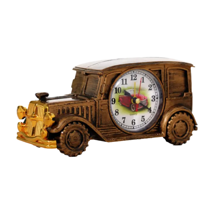 Reloj de Alarma para Coche Vintage Nostálgico Digital E Bronce Antiguo Material de Bronce con Batería Dangerous Goods: Productos Normales con Batería - 1