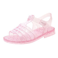 Zapatos de princesa de gelatina con suela blanda y punta abierta, zapatos de playa romanos huecos y transpirables - details 39
