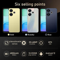FUFFI X6,Smartphone Android,6.56 pulgadas,8GB RAM,256GB ROM,16+32MP,Dual SIM,Teléfono móvil,Google Play,5500mAh,Celulares - details 0