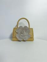 Bolso mujer 2025 nueva celebridad de Internet brillante diamantes de imitación rosa flor cadena pequeña bolsa cuadrada bolsa de mensajero portátil marea - details 20
