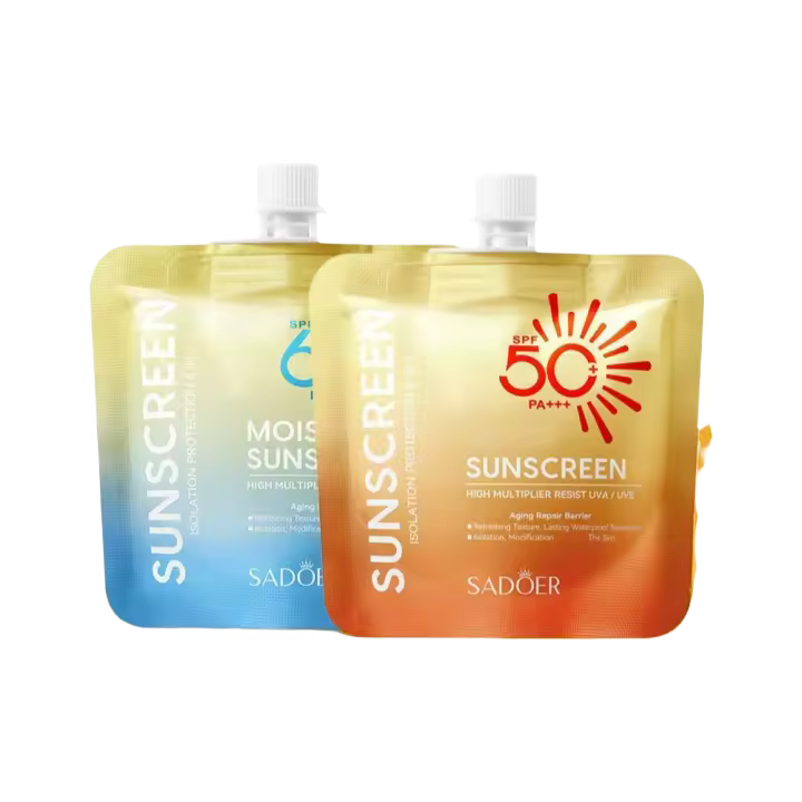 SPF 50+ Protector solar para el cuerpo y la cara Crema solar Bloqueador solar Crema protectora UV para la piel Crema de protección facial antisol 30g - 1