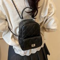 2025 nuevo Xiaoxiangfeng rombo cadena mochila bolsa mujer simple usted portátil pequeña mochila - details 5