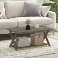 Furinno Simpliste Morne Centro Avec Croisée, Blanco - details 6