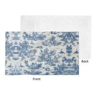 Toile De Jouy Toalla Algodón Francés Azul Marino Baño Ducha Deportes Yoga Toallas - details 106