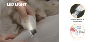 Molinillo de uñas para perros, potente cortaúñas eléctrico recargable para mascotas, cuidado y suavizado para cachorros y gatos grandes y medianos, lima de uñas para perros, cortaúñas para gatos - details 3