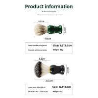 Nuevo Juego de afeitado con cepillo de limpieza para Barba, cuenco de espuma para afeitar, - details 1