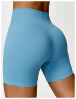 Pantalones cortos de Yoga para mujer, Shorts de Fitness de cintura alta, transpirables, con sensación de nube - details 12