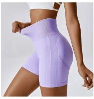 Deportes sin costuras para ciclismo jogging Fiess cintura alta Push Up pantalones cortos de gimnasio Leggings mujeres ropa de Yoga - details 11