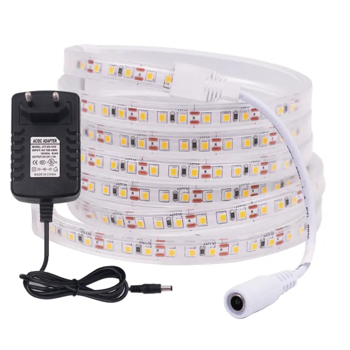 GAHADA Tira LED Impermeable IP67 Luz Cálida Natural para Iluminación y Decoración 120LEDs/m - 1