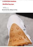 2025 Primavera/Verano cintura pequeña para hombres y mujeres, nuevos zapatos deportivos casuales rojos de Internet, zapatos de suela gruesa - details 4