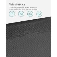Silla de Sentado al Aire Libre Ajustable Plegable, 193 x 53 x 29 cm, Capacidad de 150 kg, con Parasol, reposacabezas, Respaldo - details 43