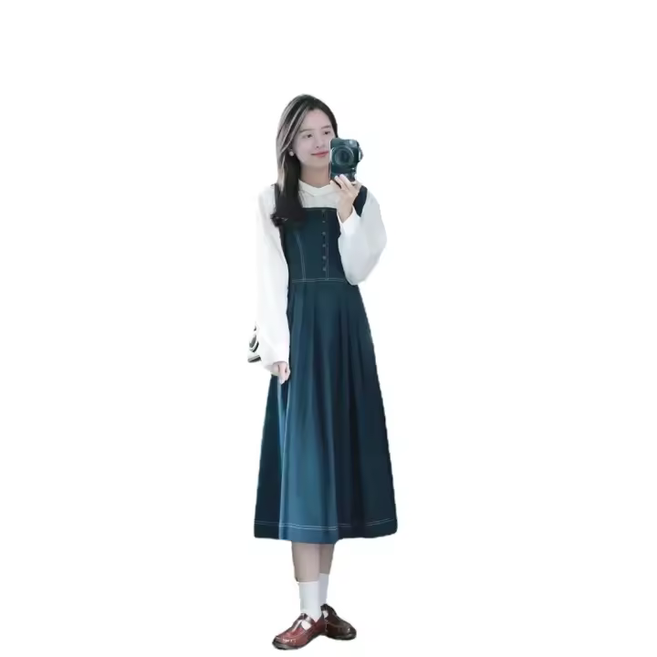 Vestidos Para Mujer Vestido De verano Vestidos largos Para Mujer Vestidos Vintage De Mujer Elegantes Vestido femenino Traf tienda oficial - 1