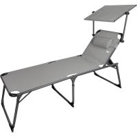 plegable multiposición con sombrilla 193x67x85 cm Camping - details 0