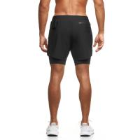 Pantalones Cortos Deportivos Ligeros y Secado Rápido Doble Capa para Entrenamiento en Gimnasio y Correr Ropa de Verano para Hombres - details 19