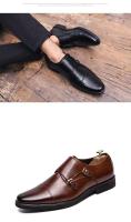 De Couro Bro Mocassin Zapatos de cuero para uso informal formal de oficina de negocios para hombres - details 5