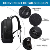 Mochila de viaje para mujer, deportes al aire libre impermeables, con puerto de carga USB - details 3